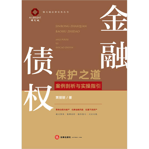 金融债权保护之道：案例剖析与实操指引   贾丽丽著 商品图7