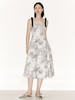 【迷雾森林】品牌定制印花撞色吊带A字大摆连衣裙/23000026A 商品缩略图0