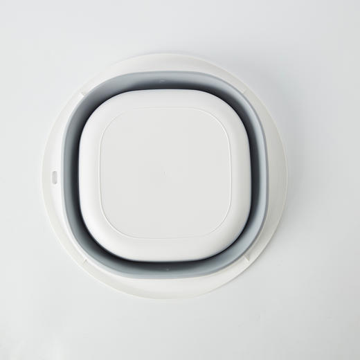 折叠脸盆 三石 灰白色 约26cm/32cm/38cm 商品图2