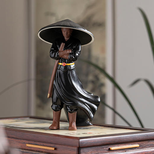 锦绣-创意侠客行粗陶茶滤茶叶过滤家用功夫茶具茶漏茶隔茶器配件茶宠摆件 商品图2