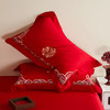 佳丽斯全棉婚庆套件/龙凤呈祥/大红色婚嫁高级感喜被婚床 商品缩略图8