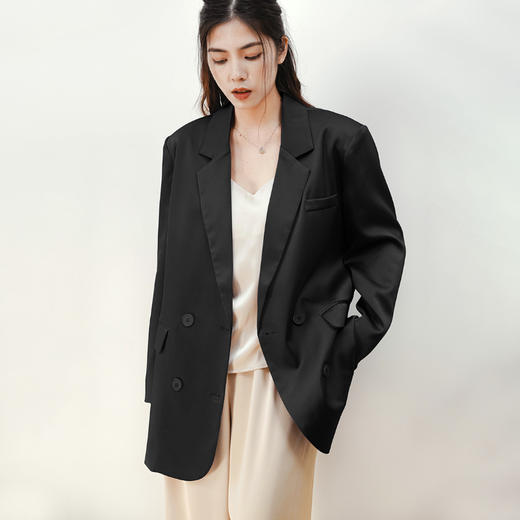 Avann醋酸感高定缎面西装 商品图5