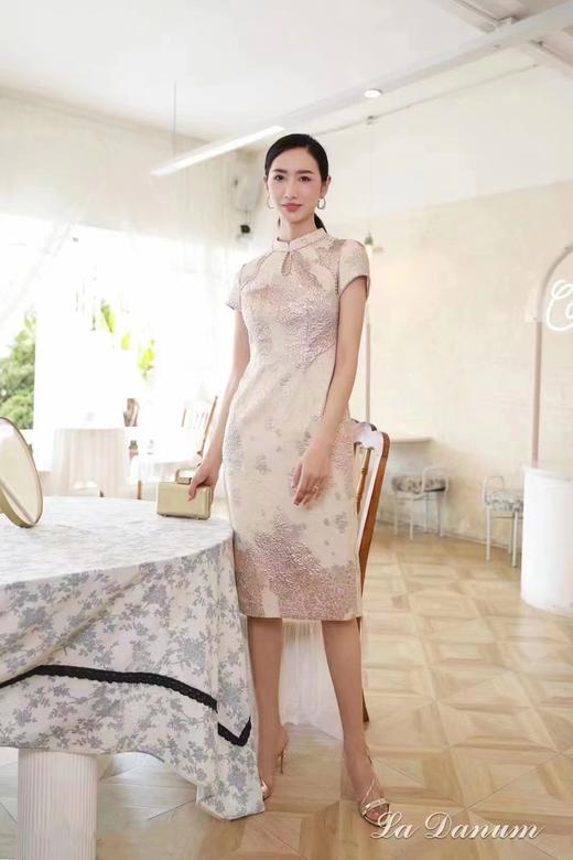 4F La Danum 阿丹娜 提花连衣裙 商品图0