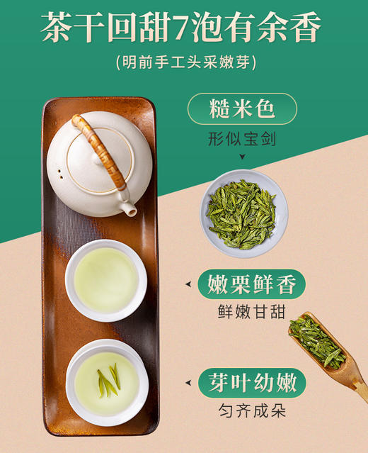 2026年新茶上市明前特级西湖龙井茶叶礼盒装250g  龙系列 商品图3