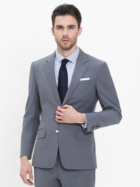 callisto灰色弹力丝毛西服 ARBWJ076Y