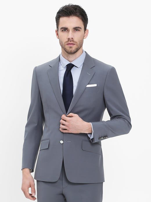 callisto灰色弹力丝毛西服 ARBWJ076Y 商品图0