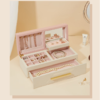 【专柜-多样屋】蜜桃可可大容量饰品盒高级感收纳盒 商品缩略图3
