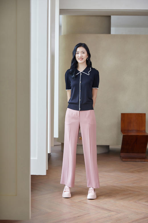 奇威【蝴蝶领针织T】0DB05071 商品图4