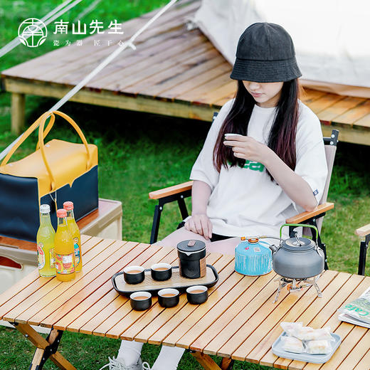 南山先生 户外露营茶具日式防烫茶壶套装_空默款 商品图5