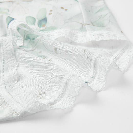 都市丽人健康系列蕾丝三角裤女士内裤中腰三角裤LK32A7 商品图8