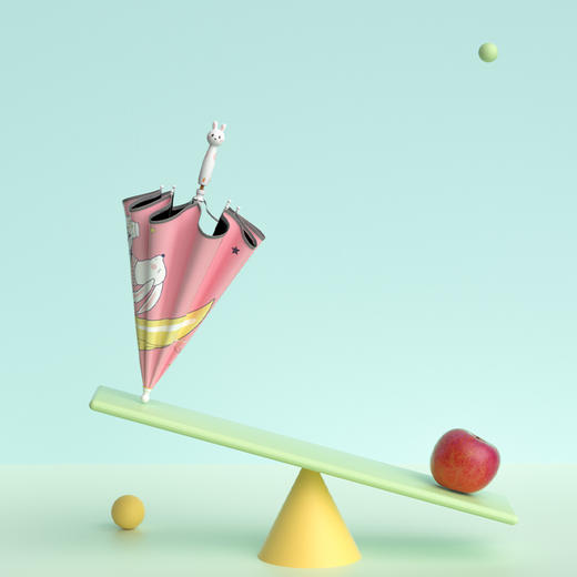 zd112儿童伞 飞机动物系列 商品图5