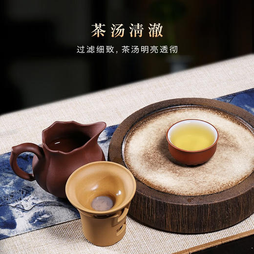 智慧 茶漏原矿紫砂茶滤功夫茶具滤茶器过滤网茶具配件 商品图3