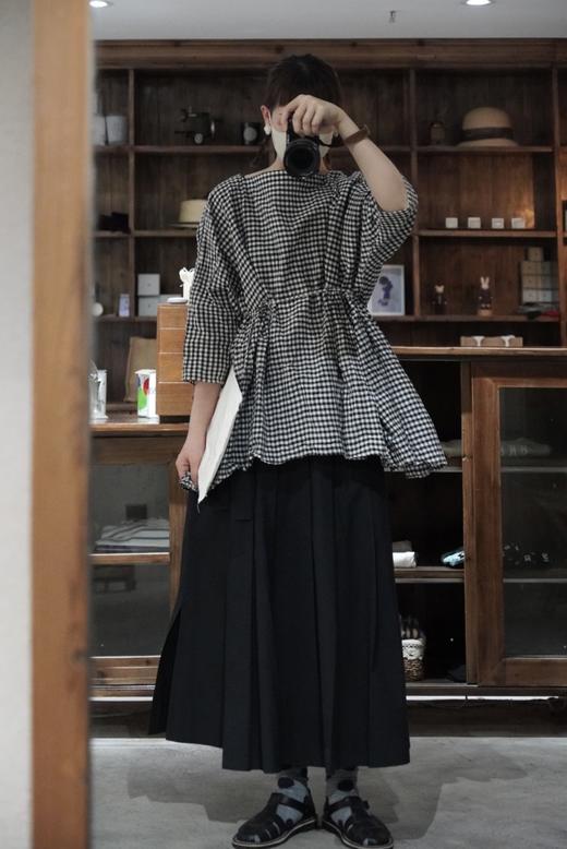 KHADI&CO 棉质小开衩半身裙 商品图12