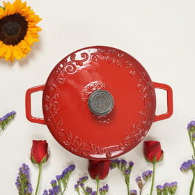 【分仓直发包邮】宝玑Breguet琅彩系列珐琅铸铁锅BGA24cml