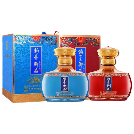 【2021年；外箱瑕疵】钓台御品 美酒之醉（红/蓝）酱香型 53度 500ml 商品图1