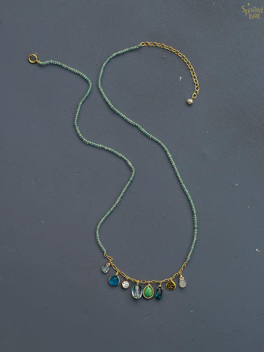 SpoiledBrat Jewelry春意蓝色渐变项链 商品图0