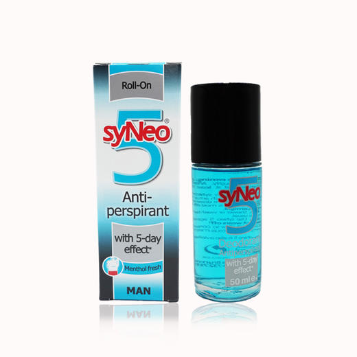德国syNeo水耐止汗露 腋下去狐臭净腋臭异味持久干爽男女通用无香味款50ml 商品图5