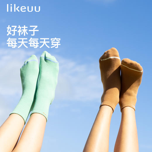 儿童袜子抗菌透气男女童短筒中筒袜春季新款5双装 ZY 商品图0