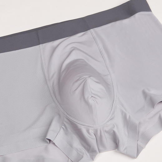 都市丽人都市锋尚简约基础冰丝平角裤男士内裤FK3CB8 商品图10