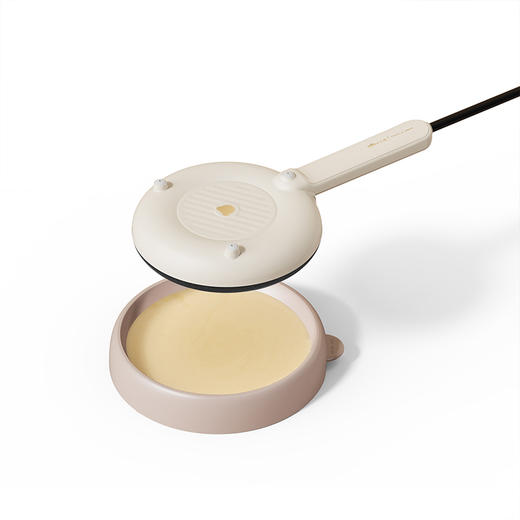 【小程序】小熊电饼铛(薄饼铛) DBC-D05E3 米白色 拨动开关 商品图1