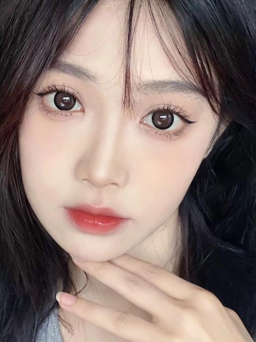 Sntty正品月抛 | 银耀石黑美瞳| 直径14.5着色13.6 | 韩国产 商品图4