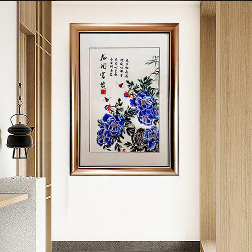 苏绣《花开富贵》非遗传承中华国礼 商品图2