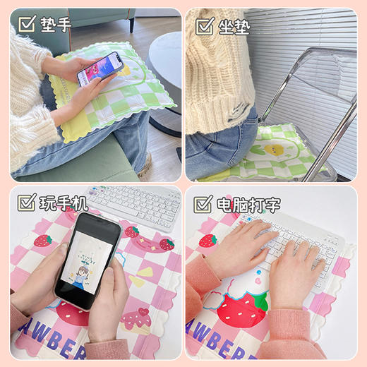 【超舒适！多功能夏日冰凉坐垫！！！】夏季用品冰垫，可折叠，易携带，卡通休闲凝胶坐垫，居家日用，汽车降温，学生党上班族必备降温冰垫 商品图2