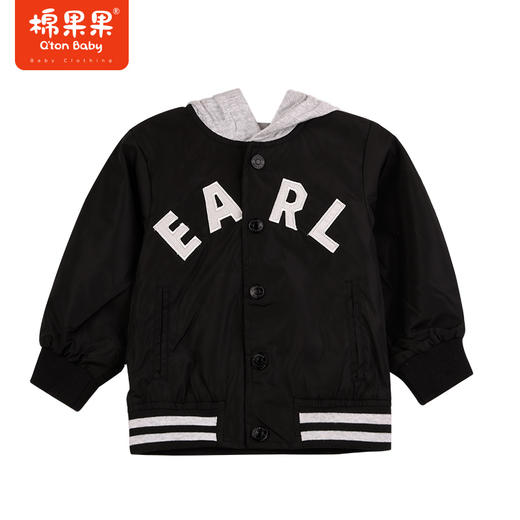 棉果果春秋款男童涤丝纺+汗布长袖外套M112100318094 商品图2