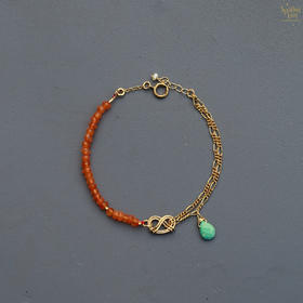 SpoiledBrat Jewelry碱水面包系列 撞色手链