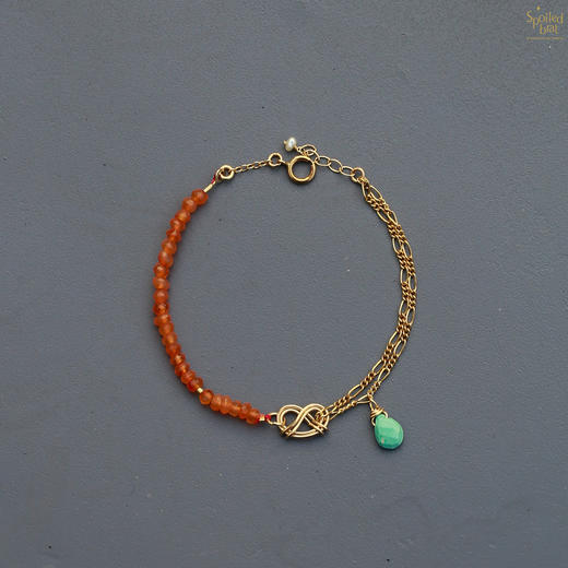 SpoiledBrat Jewelry碱水面包系列 撞色手链 商品图0