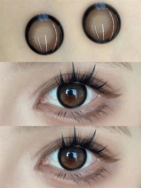 Sntty正品月抛 | 小金黑美瞳 | 直径14.5着色13.7 | 韩国产