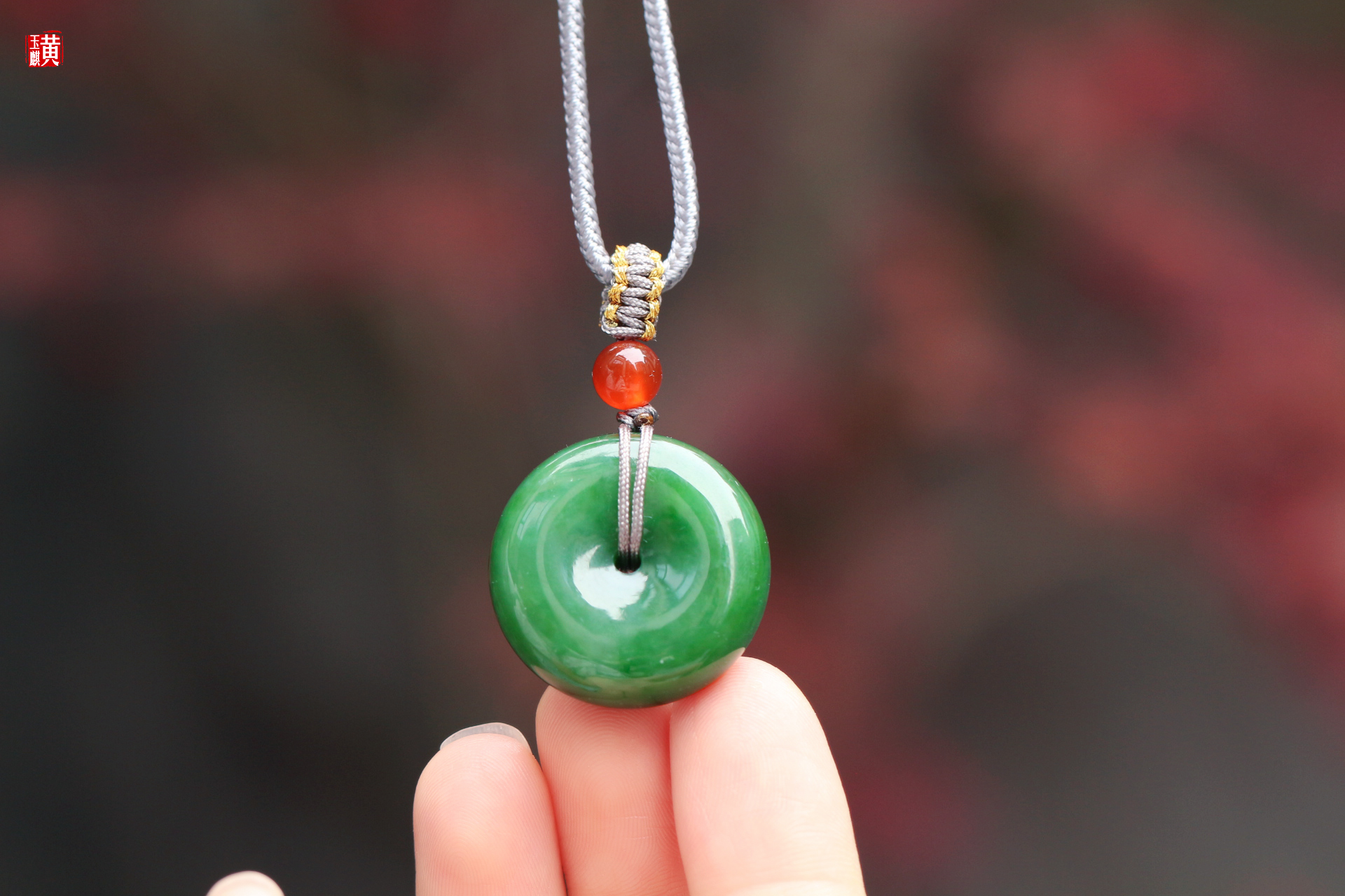 和田碧玉平安扣