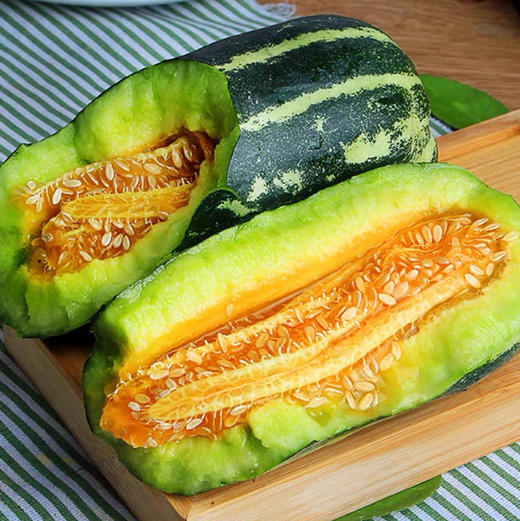 博洋瓜，皮薄肉厚，脆甜多汁，农家肥种植，原产地直供，新鲜采摘，无污染的健康好果！约3斤 商品图0
