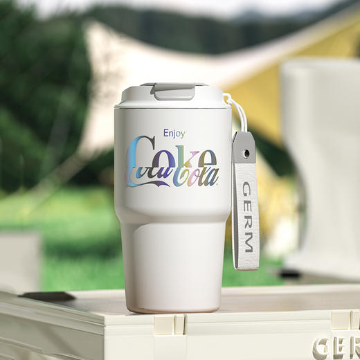 格沵(GERM)可口可乐联名保温咖啡杯便携翻盖590ml 商品图3
