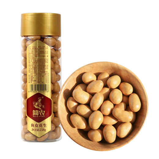 简农牌鱼皮花生258g/罐 商品图0