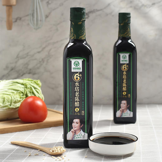 【不添加防腐剂*】山西水塔6度420mlx2瓶绿色食品老陈醋食醋饺子醋蟹醋 商品图3