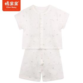 棉果果商场同款夏季新品纱布艾草抗菌对开套装M201304223313