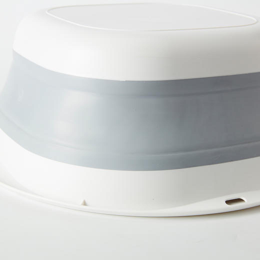 折叠脸盆 三石 灰白色 约26cm/32cm/38cm 商品图8