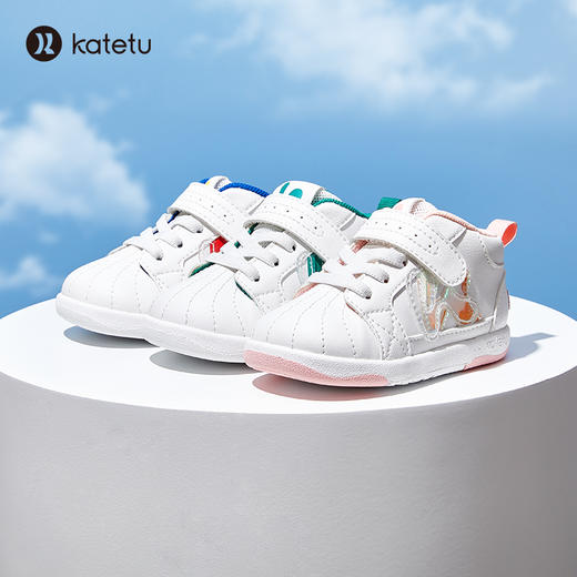 卡特兔宝宝学步鞋2023秋季小白鞋防滑婴儿鞋子儿童机能鞋板鞋 商品图1