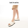 lost in echo设计师品牌胶囊系列方头铆钉锯齿厚底沙发时装凉鞋女 商品缩略图3