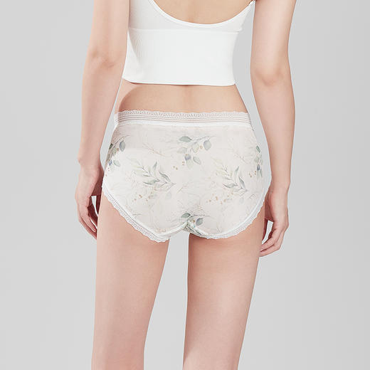 都市丽人健康系列蕾丝三角裤女士内裤中腰三角裤LK32A7 商品图2