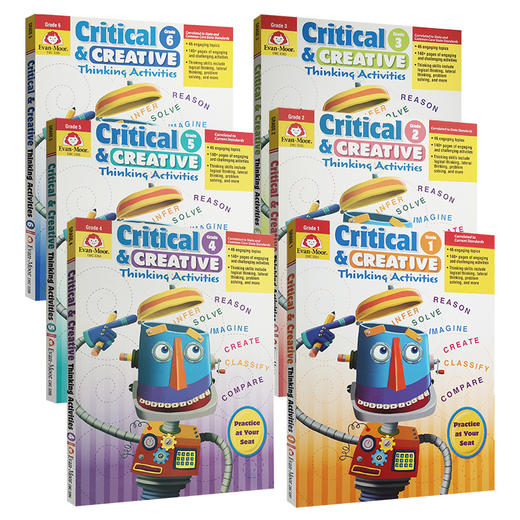 【Evan-Moor Best】Critical and Creative Thinking Activities 批判性与创造性思维练习系列 商品图1