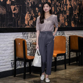 Avann经典法式烟管小西裤