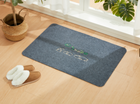 室外门垫 灰色 河马