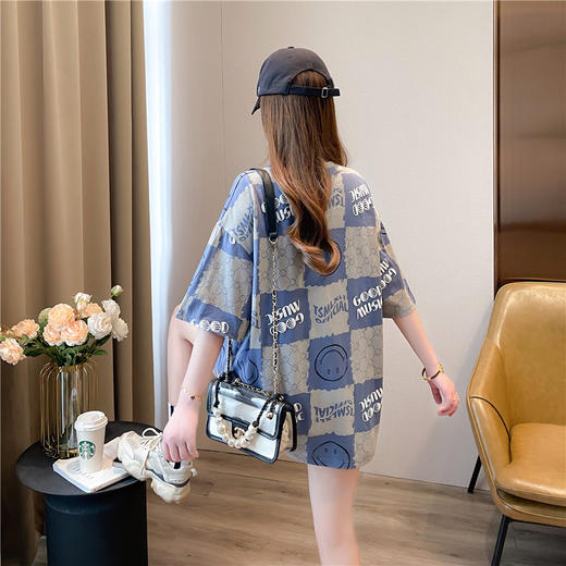 韩系夏季情侣女装小众设计感体恤辣妹上衣服短袖t恤ins潮夏装ins 商品图2