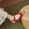 里外全头层皮，法式女人味包头凉鞋PS1265 商品缩略图10
