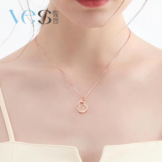 白玉髓福禄葫芦银925套链 商品图4