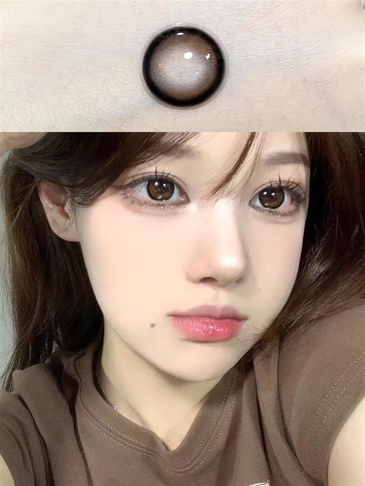 Sntty正品月抛 | 小金黑美瞳 | 直径14.5着色13.7 | 韩国产 商品图7
