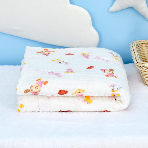 【49.9元清仓】迪士尼纯棉纱布浴巾105*105cm 商品图2