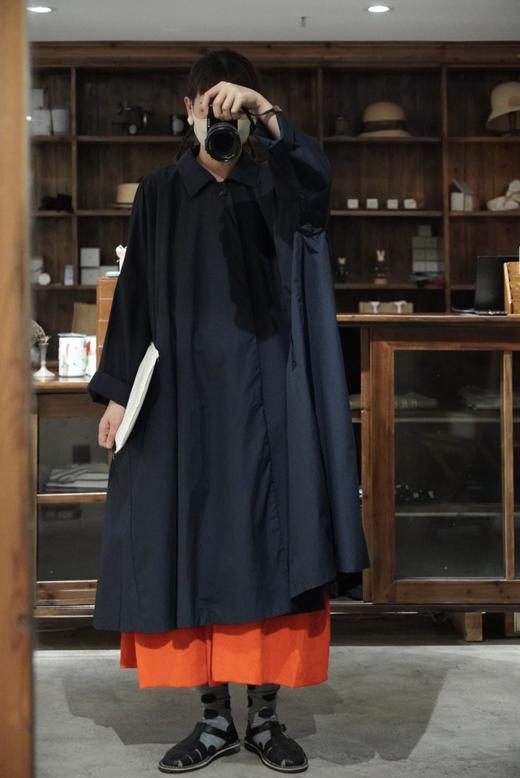 ECOLE DE CURIOSITES 单排扣风衣外套 商品图5